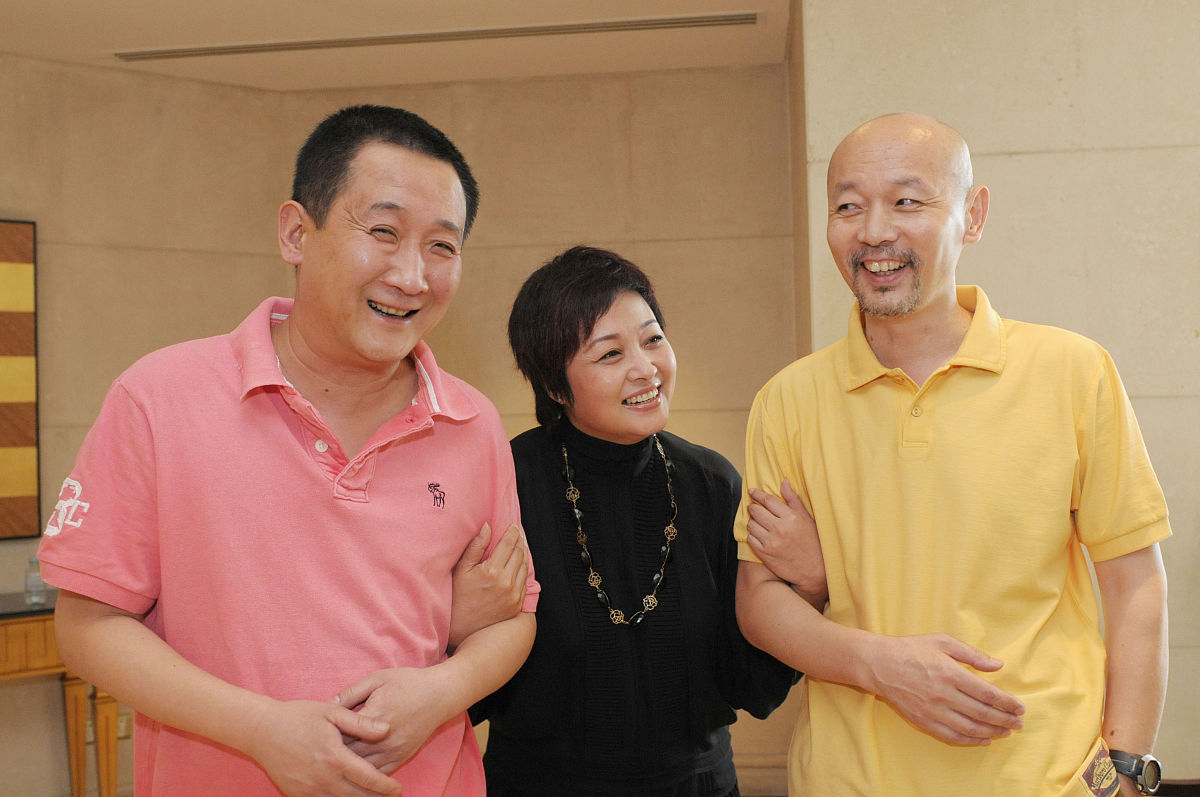 2009年7月1日,北京,电影《气喘吁吁》海报揭幕及官网启动仪式正式举办