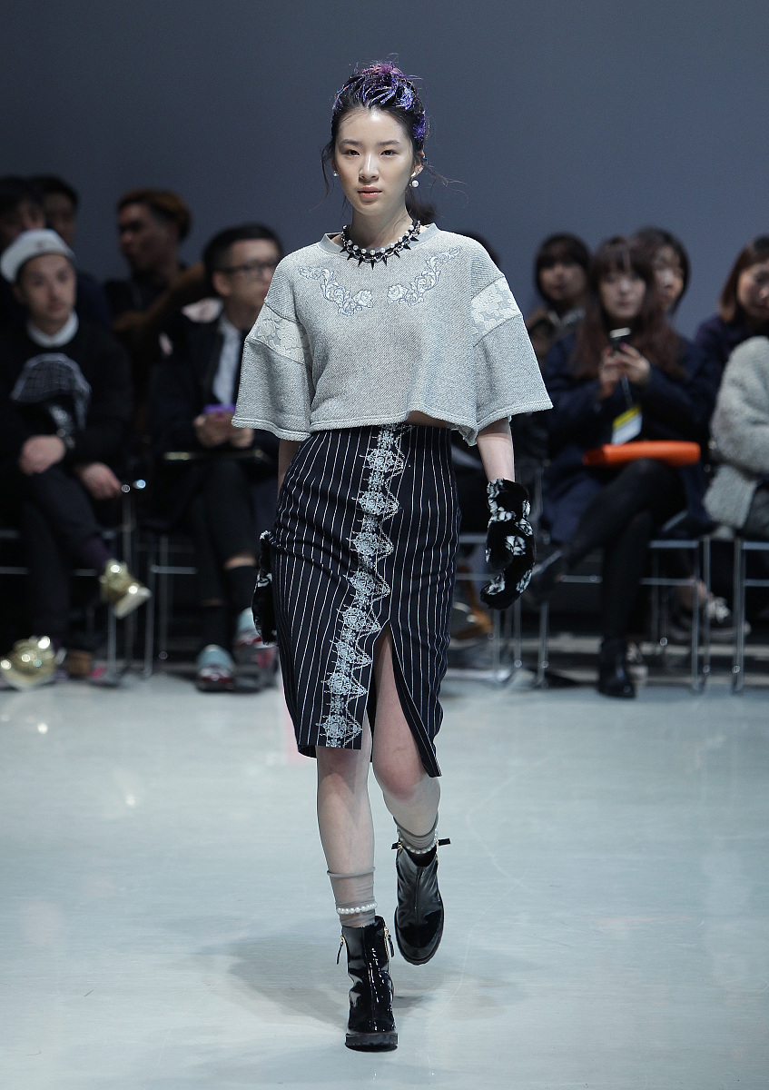 2014年3月24日讯,首尔,当地时间24日,2014首尔时装周(秋冬):steve j a