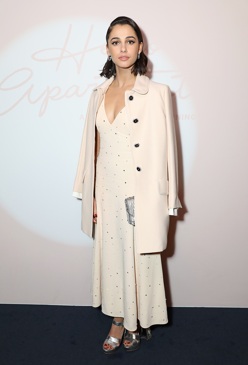 当地时间2018年2月19日,英国伦敦,明细出席miu miu举办的"miu miu女人