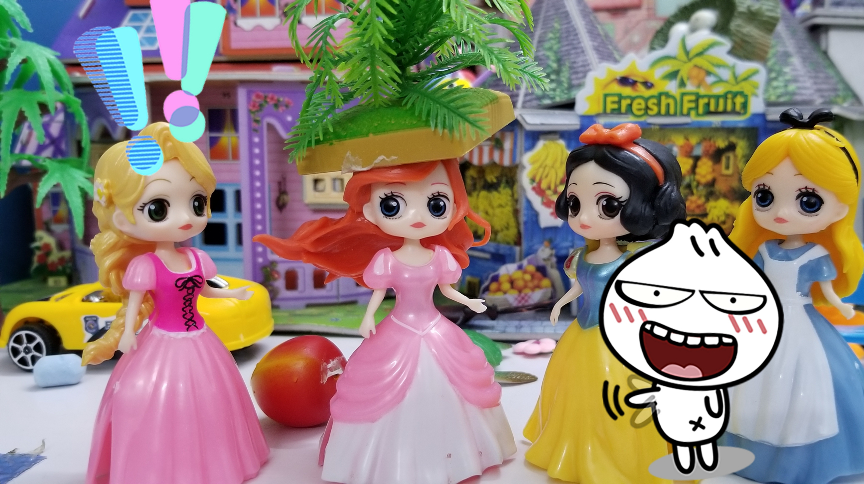 白雪公主故事 美人鱼,你在干嘛呢