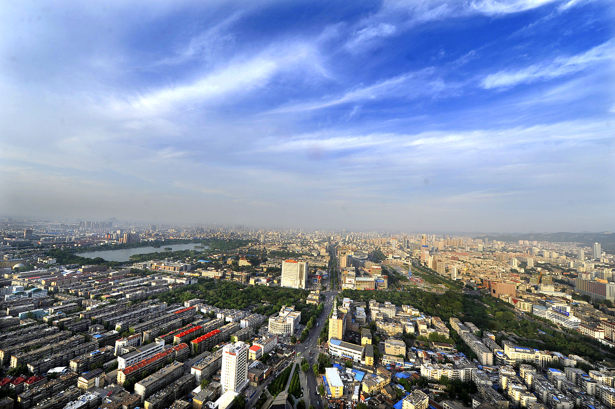 2013年05月31日,山东省济南市大明湖,趵突泉公园,泉城广场一览无余