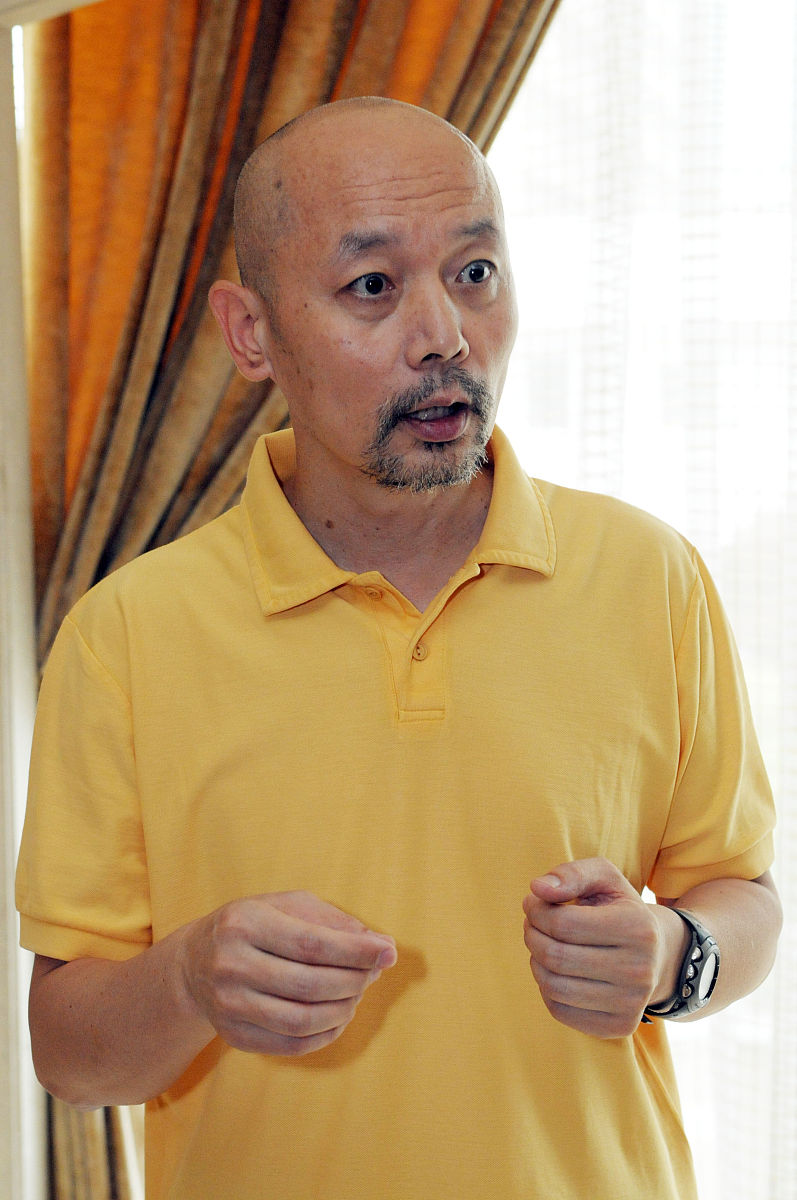 2009年7月1日,北京,电影《气喘吁吁》海报揭幕及官网启动仪式正式举办