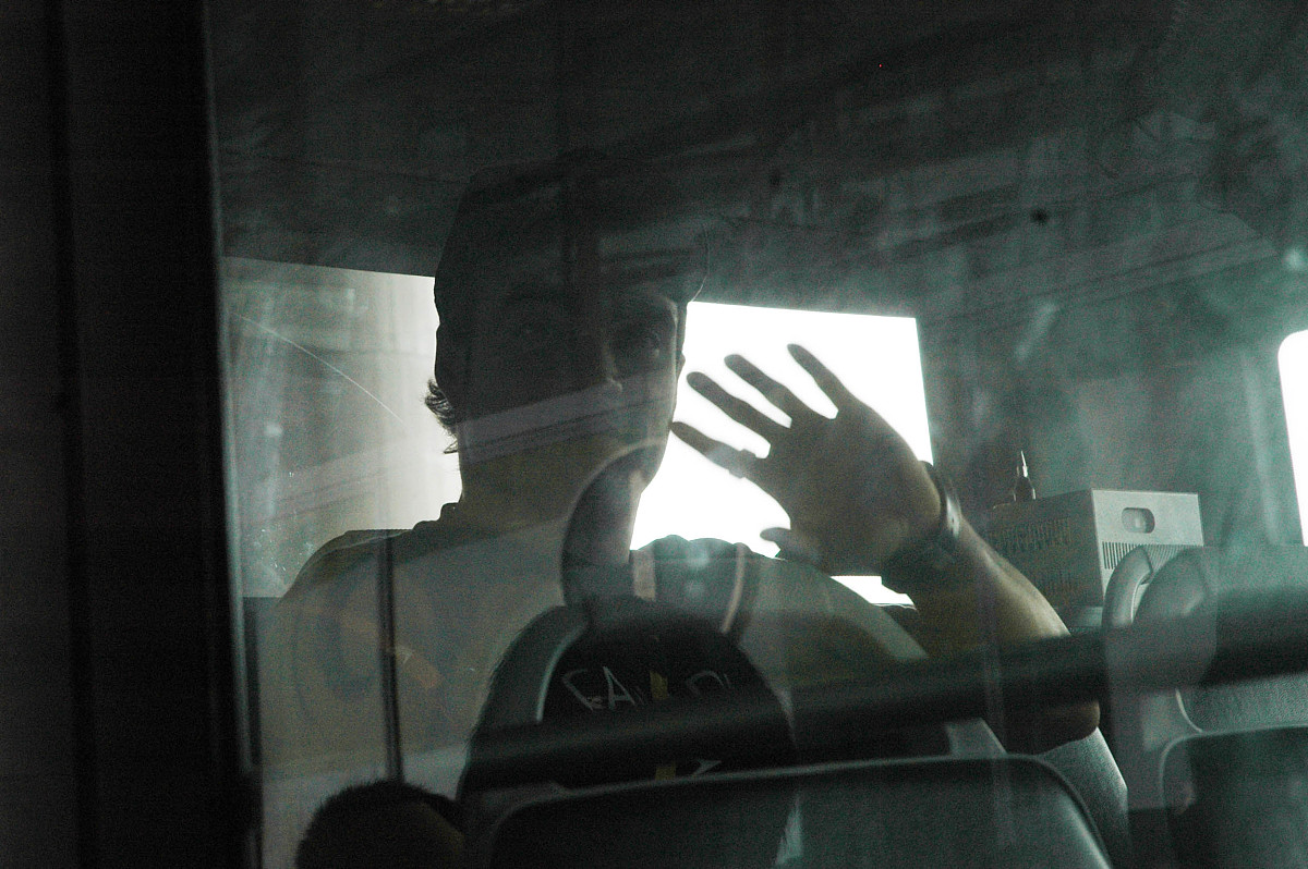 2008年8月7日,北京首都机场,加拿大跳水"<strong>神童</strong>"德斯帕蒂抵达首都机场.