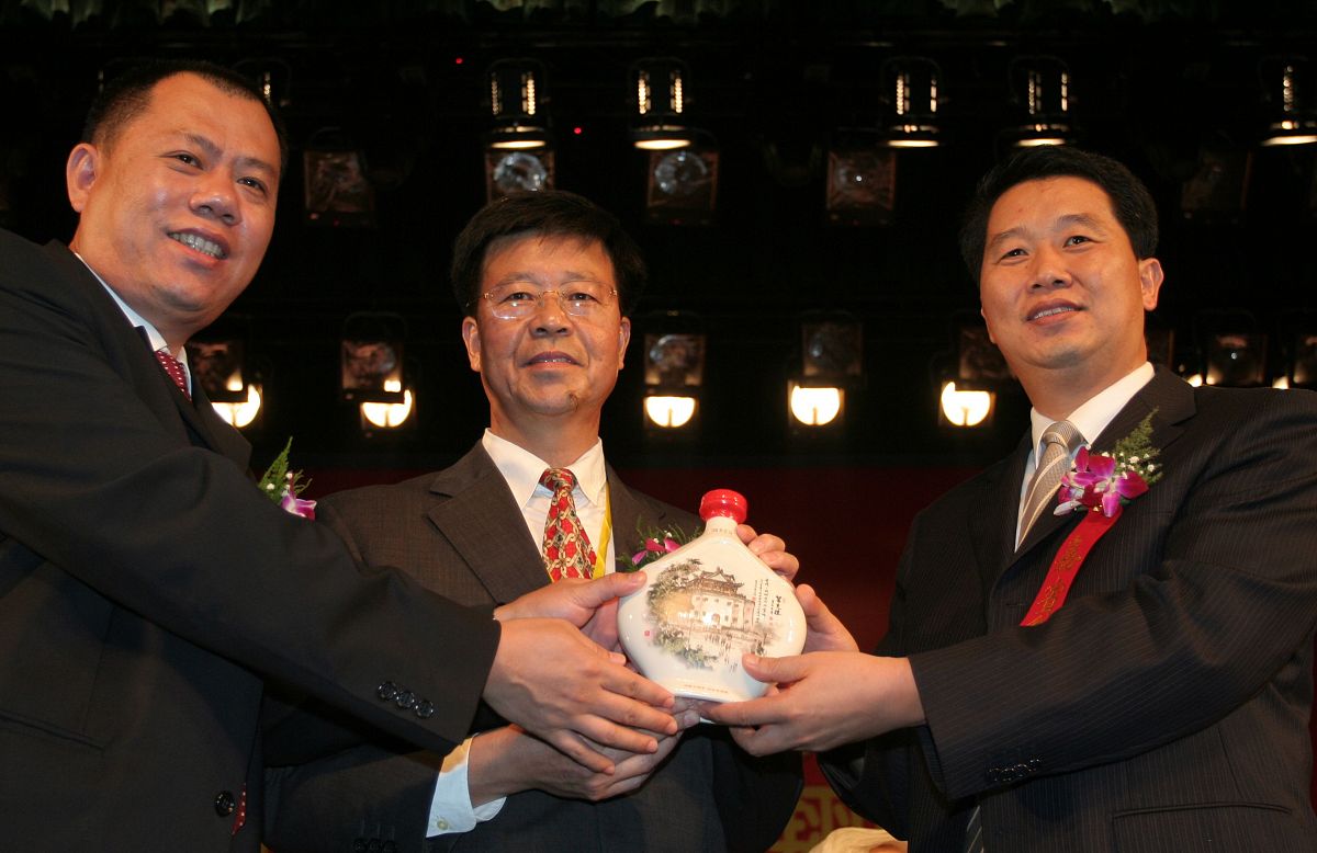 2008年10月22日,第三届世界金门日(翔安)大会在厦门举行.李炷烽县长(