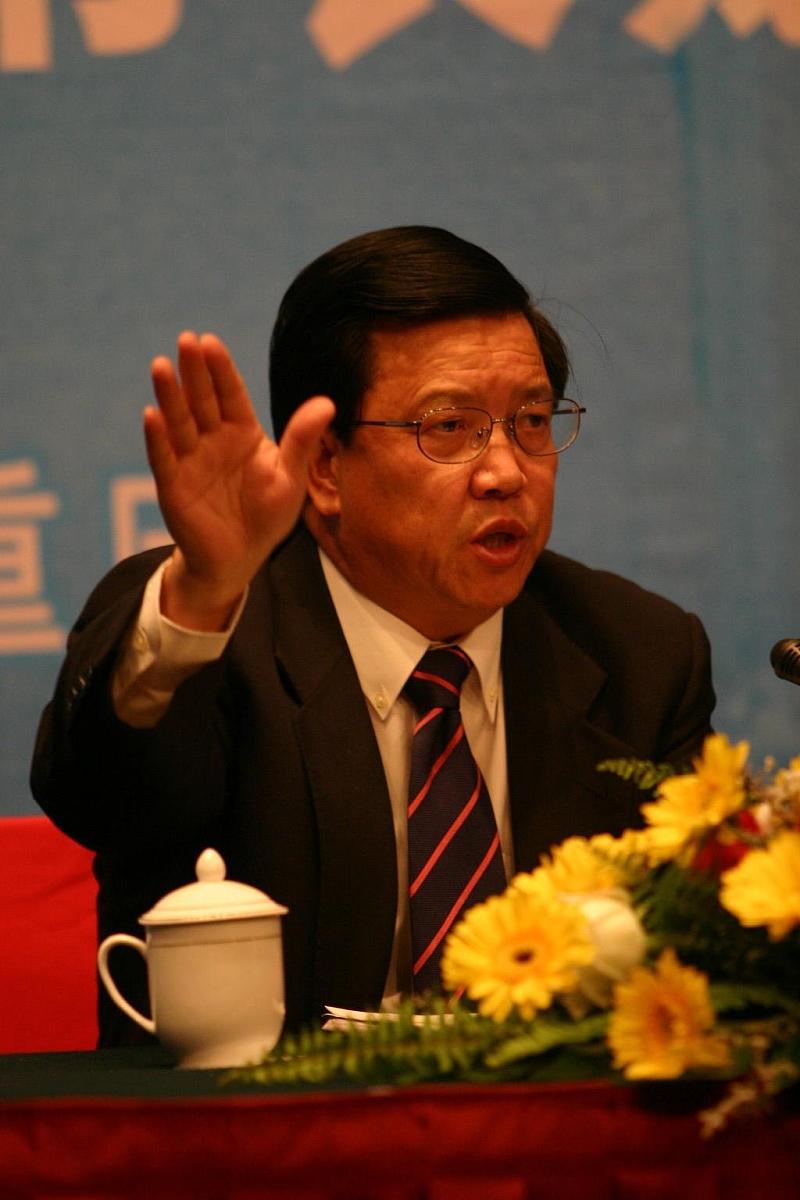 2004年7月6日,重庆论坛.龙永图,博鳌亚洲论坛秘书长,中国对外经贸合作