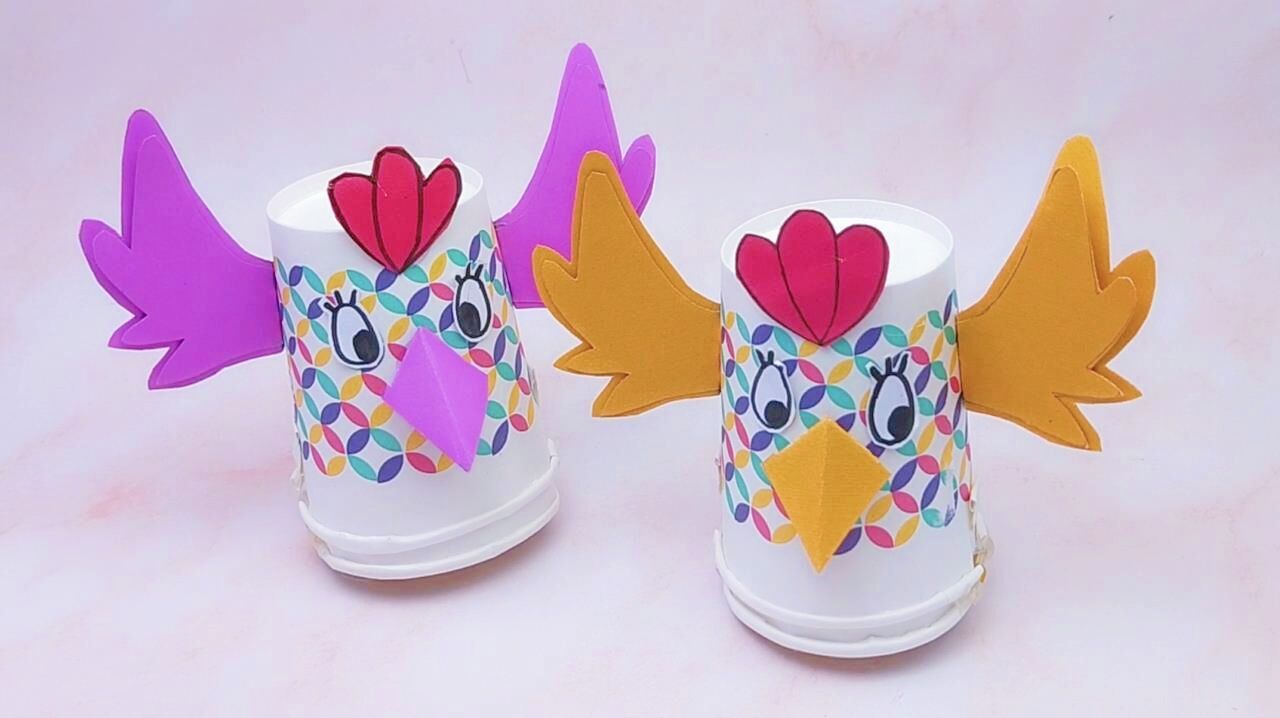 会奔跑小鸡玩具手工DIY,原来做法很简单,赶紧做个和孩子一起玩