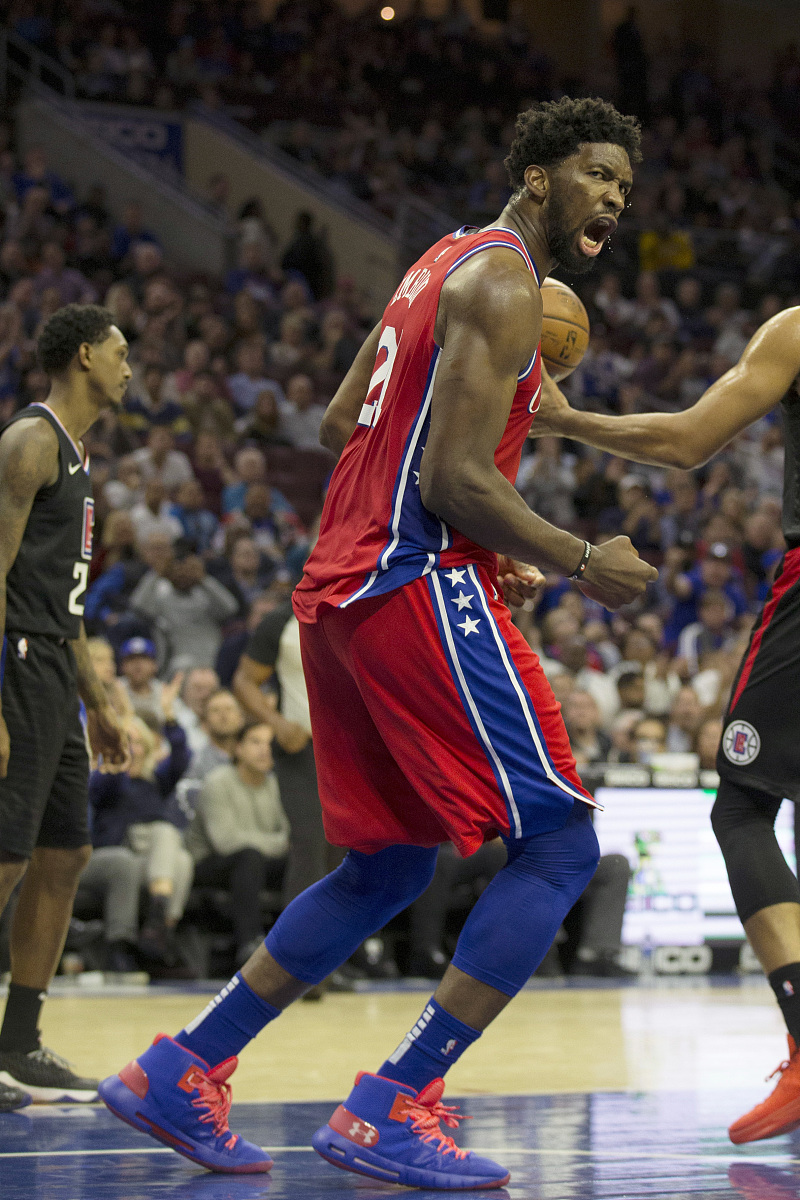 2018年11月1日,美国,18/19nba常规赛,费城76人vs洛杉矶快船.***_***ph