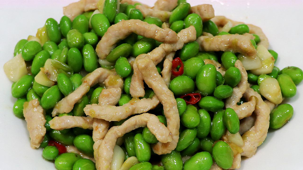 毛豆炒肉丝是先炒肉丝还是毛豆,很多人都做错了,难怪说不好吃