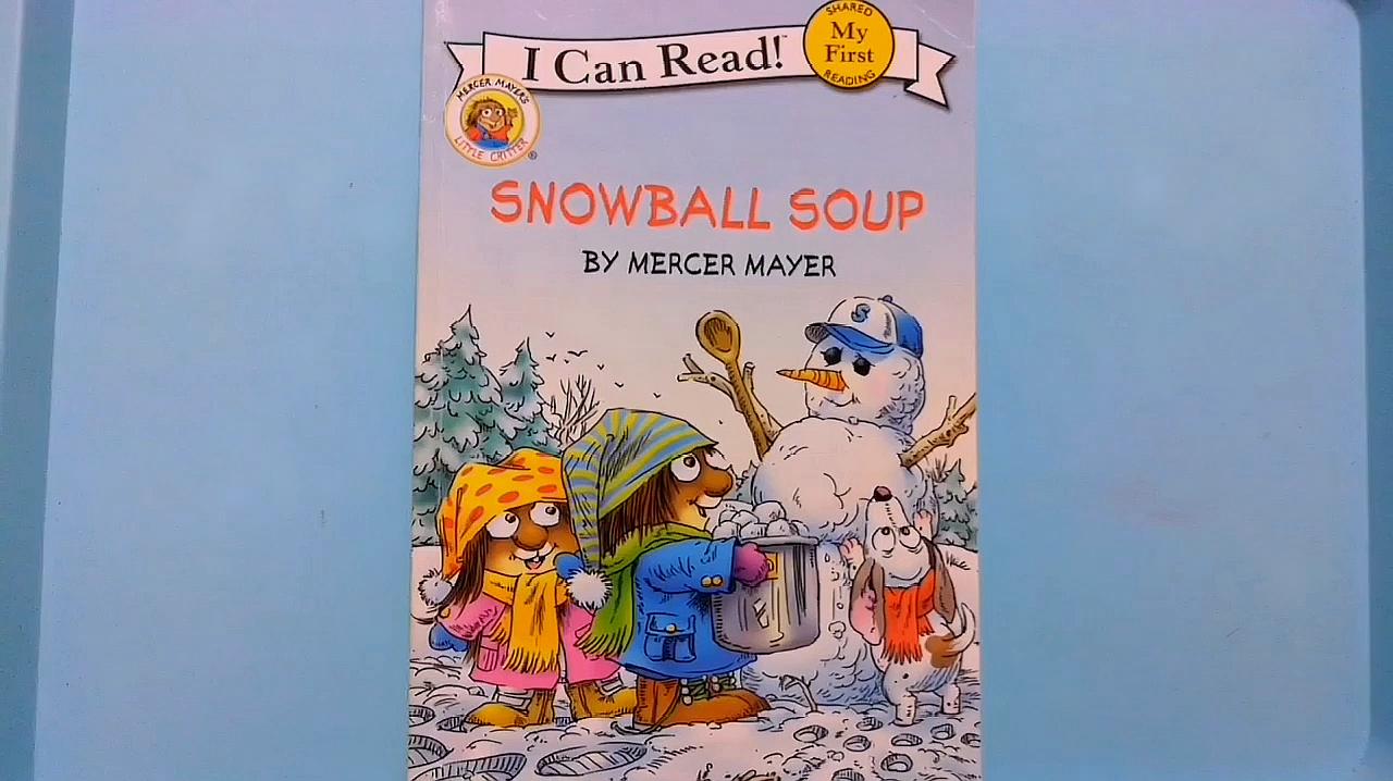 [图]读绘本学英语 幼儿英语启蒙绘本精讲《snowball soup雪球汤