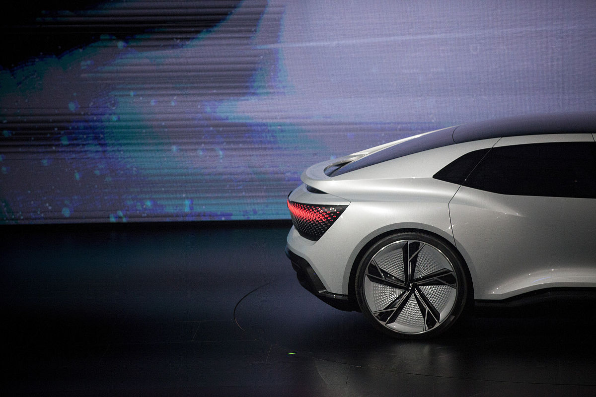 2018年6月6日,深圳,新一代奥迪q8亮相.the audi ag aicon electric au