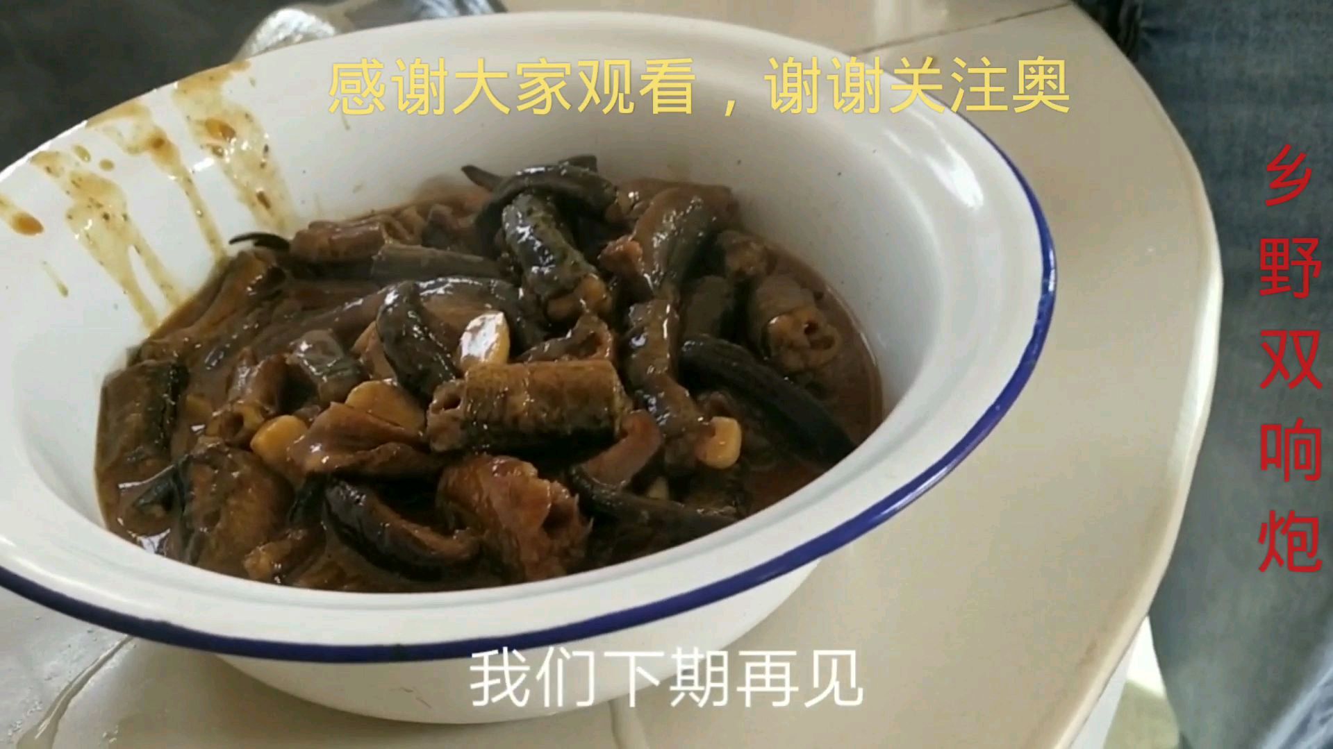 就地取材,打野弄到的野货,今天烧一盘红烧黄鳝。