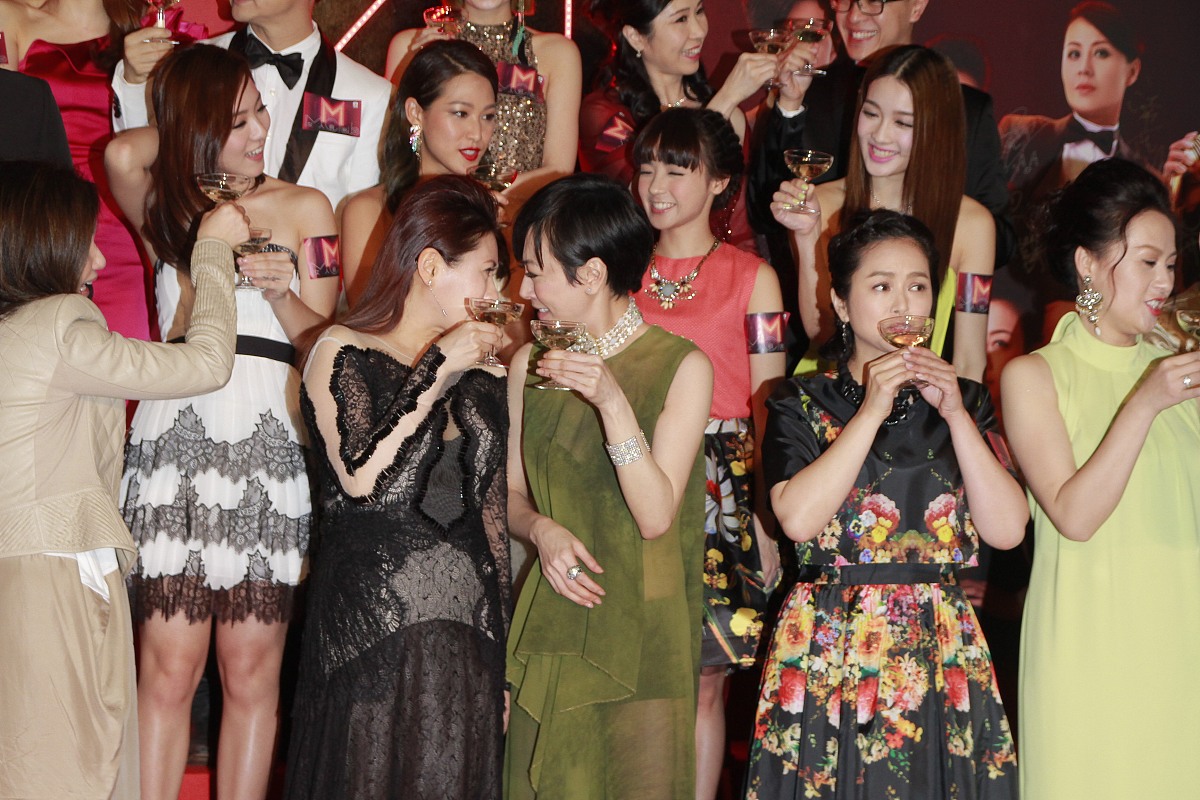2014年4月19日,香港,无线剧集《女人俱乐部》的m club首映会.***_***