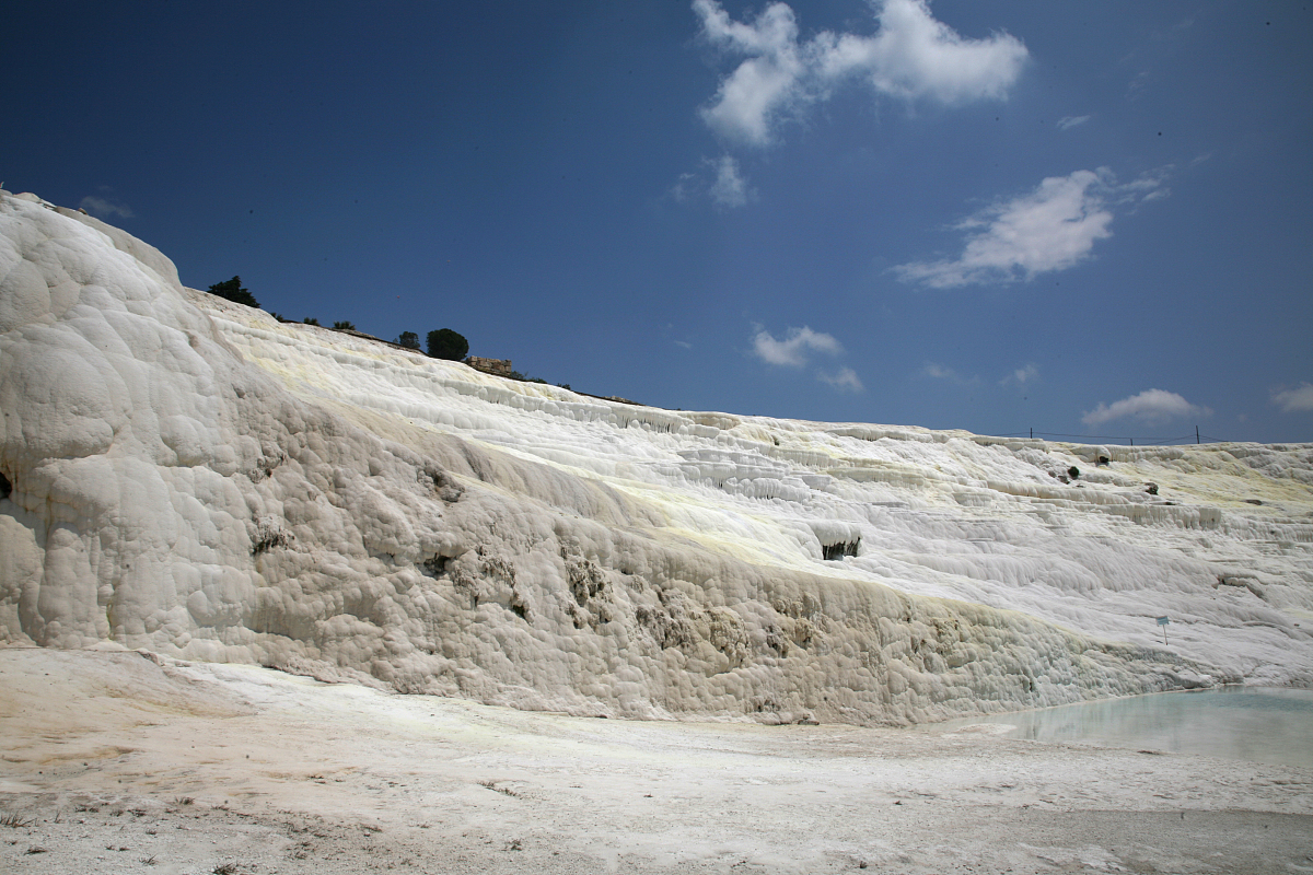 2006年5月10日,土耳其,伊兹密尔(izmir)的棉花堡(pamukkale)以神奇独