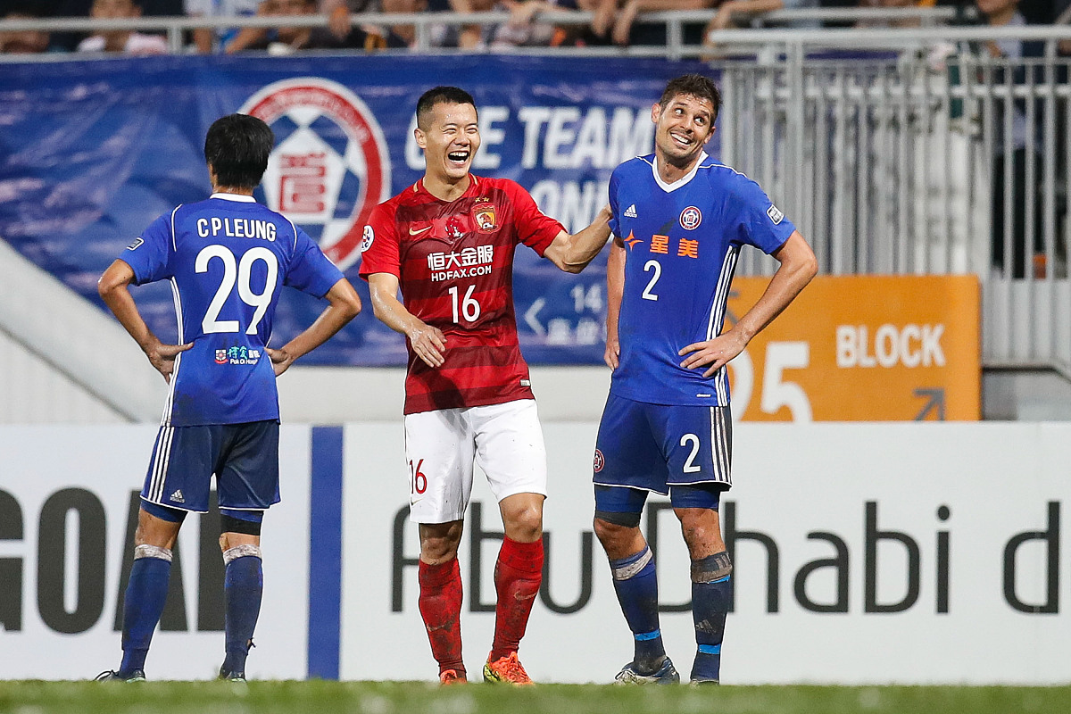 2017亚冠小组赛g组:香港东方0-6恒大淘宝 阿兰,保利尼奥各两球