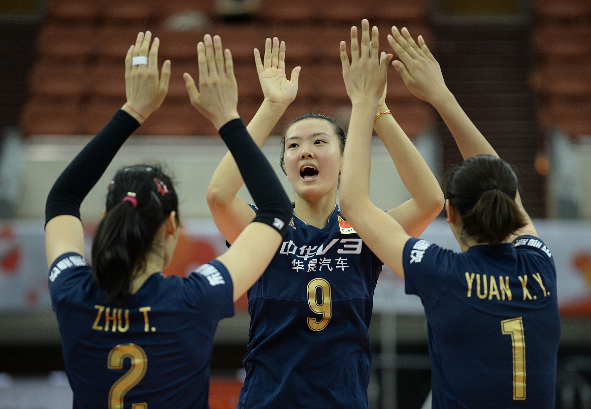 2<strong>0</strong>15年9月4日,日本,2015女排世界杯,中国3-0多米尼加.***_***张常宁