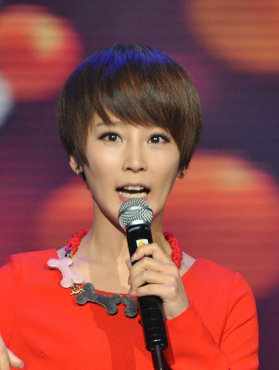 2013年1月30日,辽宁省沈阳市,美女主播谢楠出席辽宁电视台"欢乐送"一