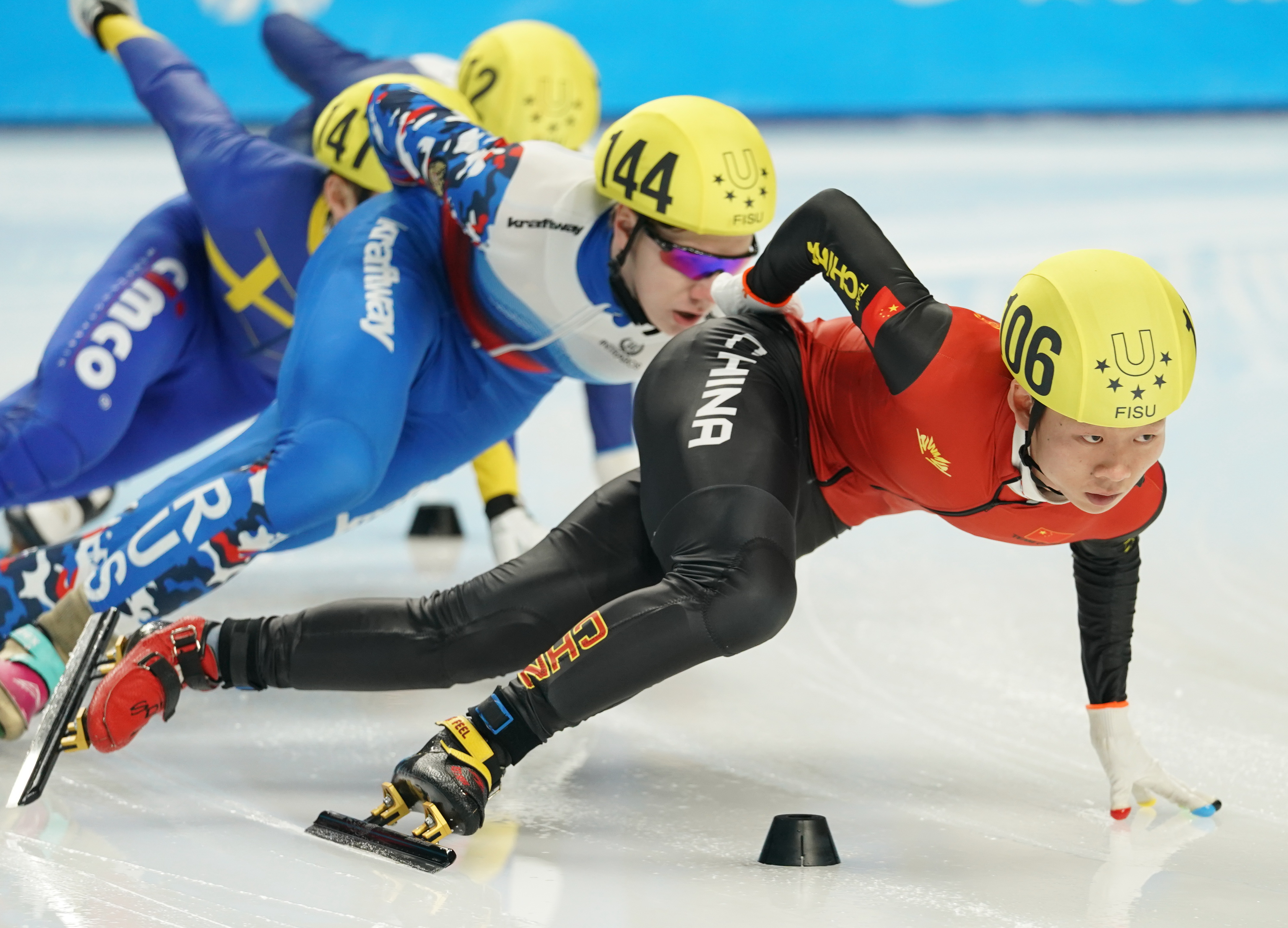 短道速滑--男子1000米赛况(3)