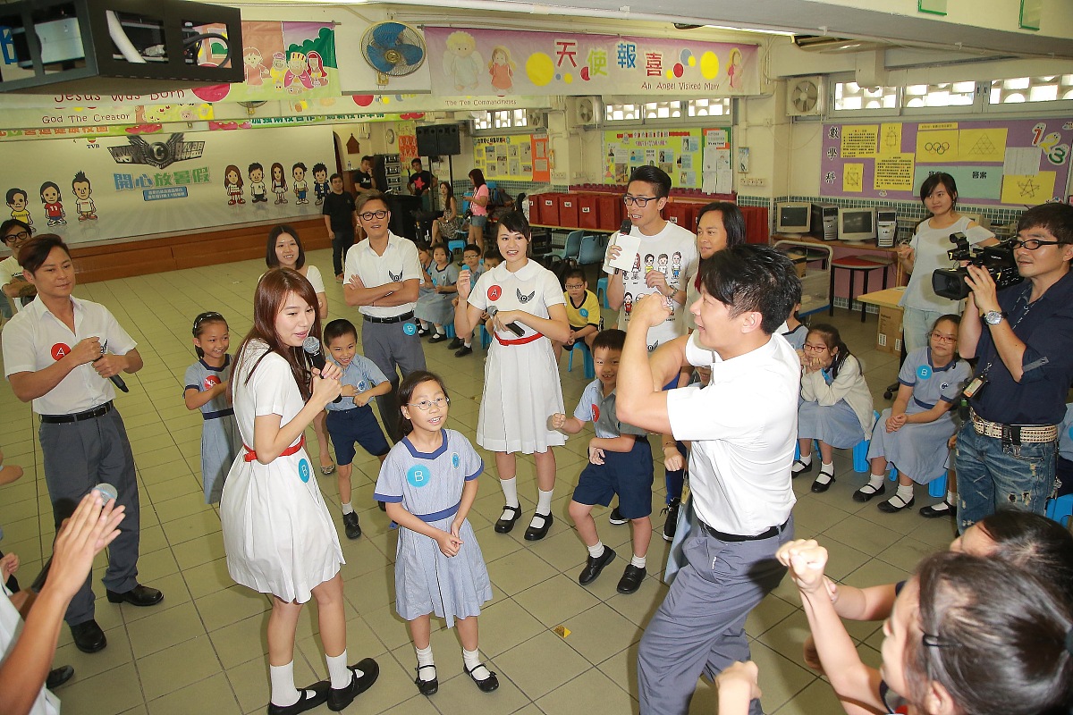 2014年7月2日,香港,tvb快乐联盟活动.***_***