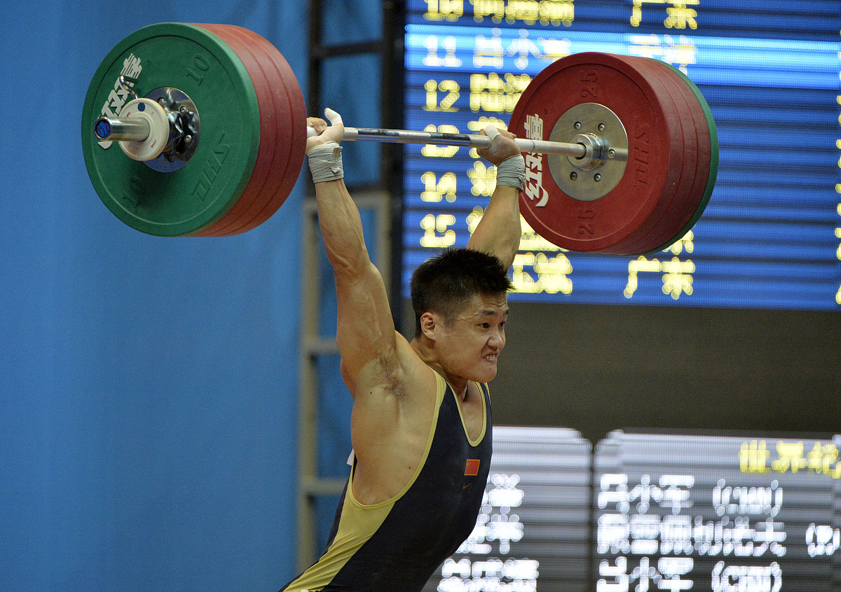 77kg抓举177kg什么水平