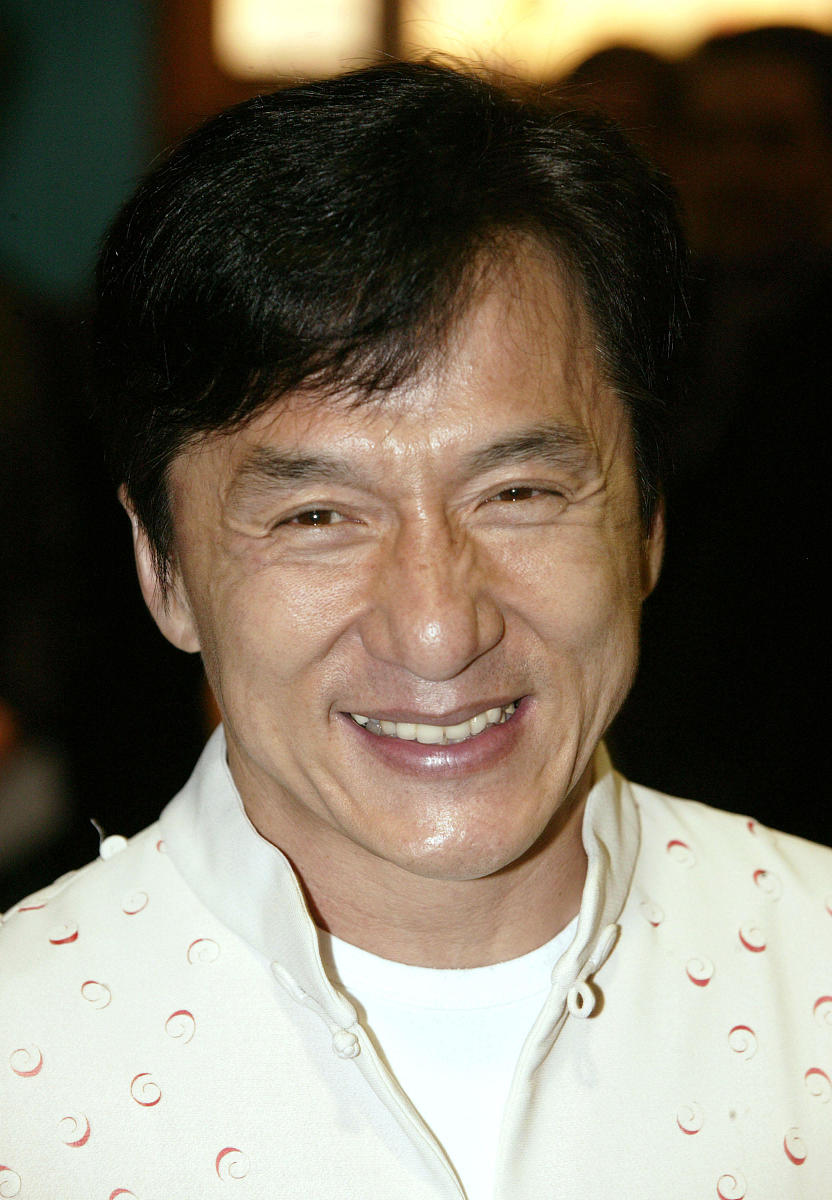london - june 22:  (uk tabloid newspapers out)  actor jackie cha