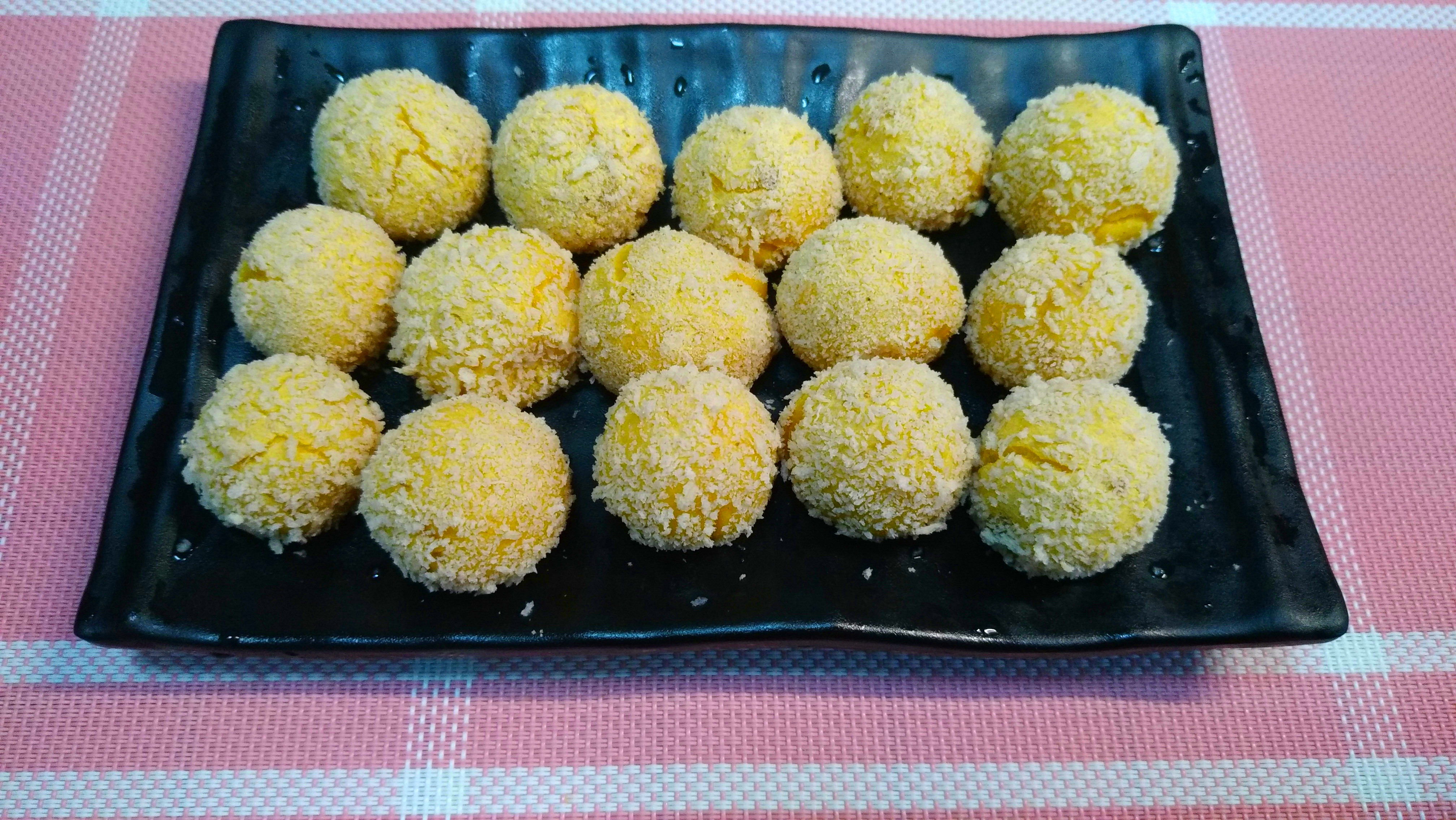 不发面,不油炸,好吃不腻的地瓜球,软糯香甜