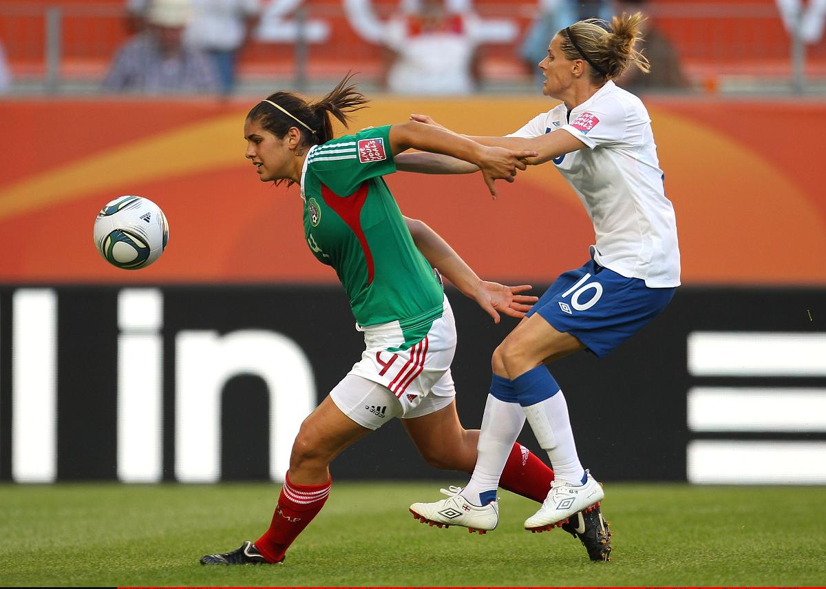 2011年6月27日,德国沃尔夫斯堡,2011女足世界杯b组,墨西哥vs英格兰.**