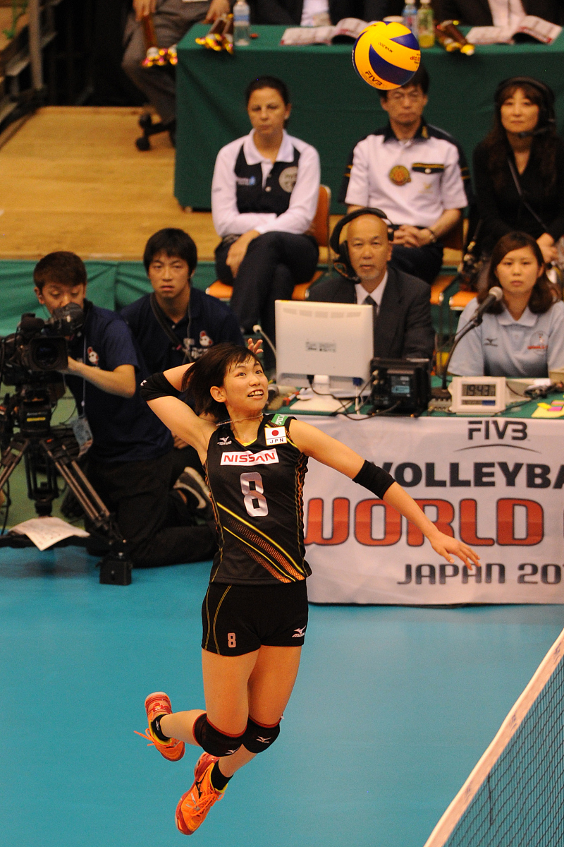 2015年9月1日,日本,2015女排<strong>世界</strong>杯第8轮,日本vs塞尔维亚.