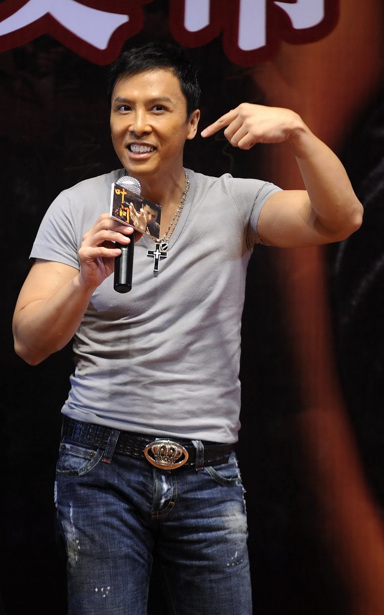 2008年10月8日,北京,电影《叶问》官网开通仪式举行.甄子丹+++_+++叶
