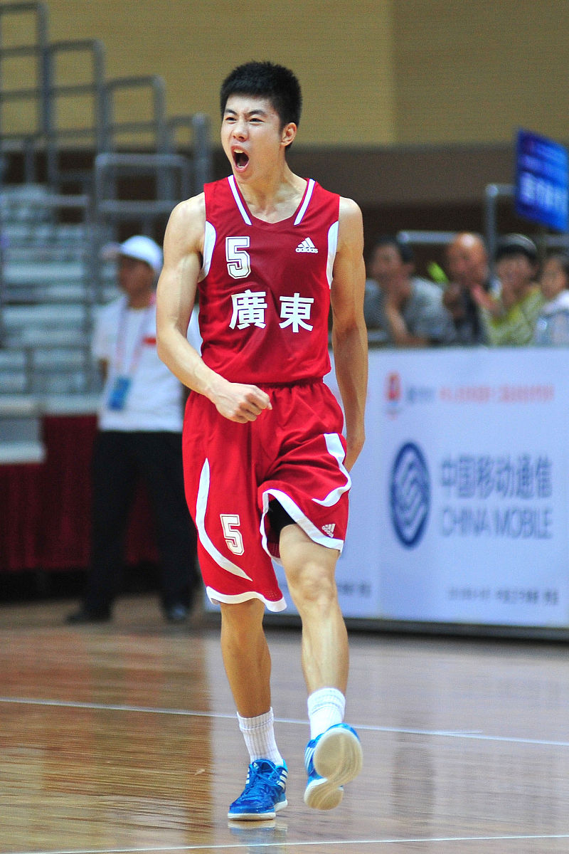 2013年9月2日,阜新,2013全运会u18男篮小组赛,广东71-74天津.