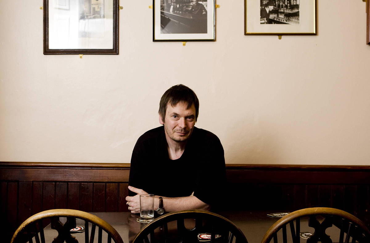 2008年8月26日,爱丁堡,苏格兰作家,侦探小说家伊恩-兰金(ian rankin).