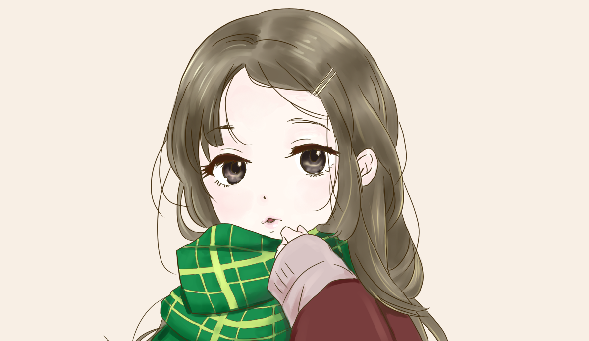 三分钟学会画一个可爱的小女孩卡通动漫头像