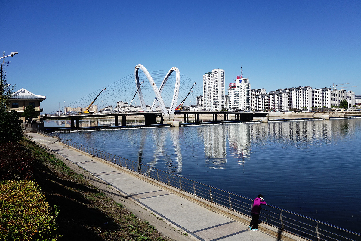 ***_***2017年09月25日,吉林省延吉市,市区布尔哈通河,城市风光,建筑