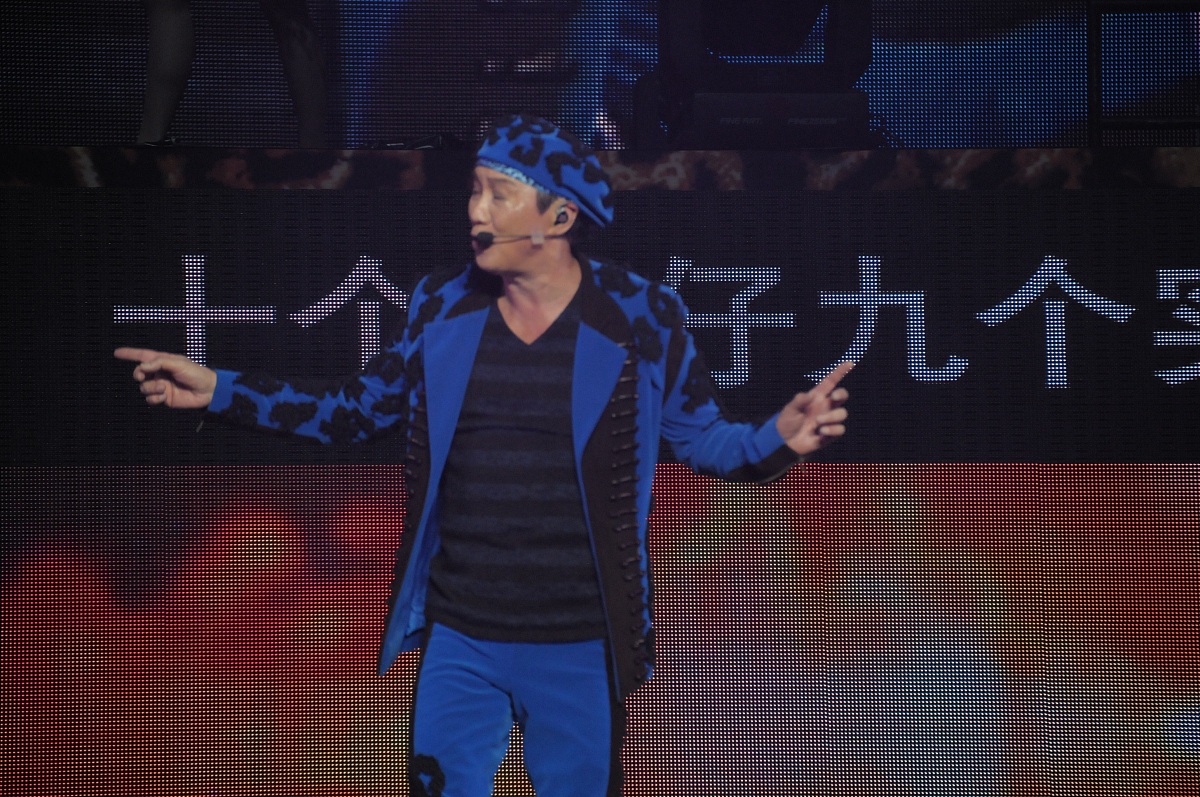 2014年05月24日,上海,许冠杰世界巡回演唱会,在上海梅赛德斯奔驰演艺
