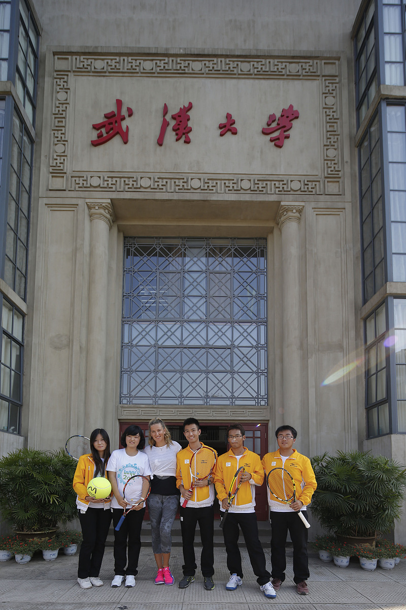 2014年9月21日,湖北省武汉市,2014武汉网球公开赛,阿扎伦卡武汉大学参