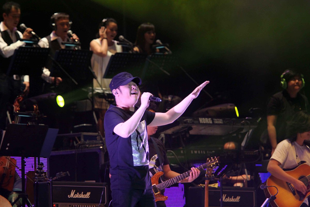 2011年5月21日,北京,2011刀郎"谢谢你"巡回演唱会的首站演出在北京万