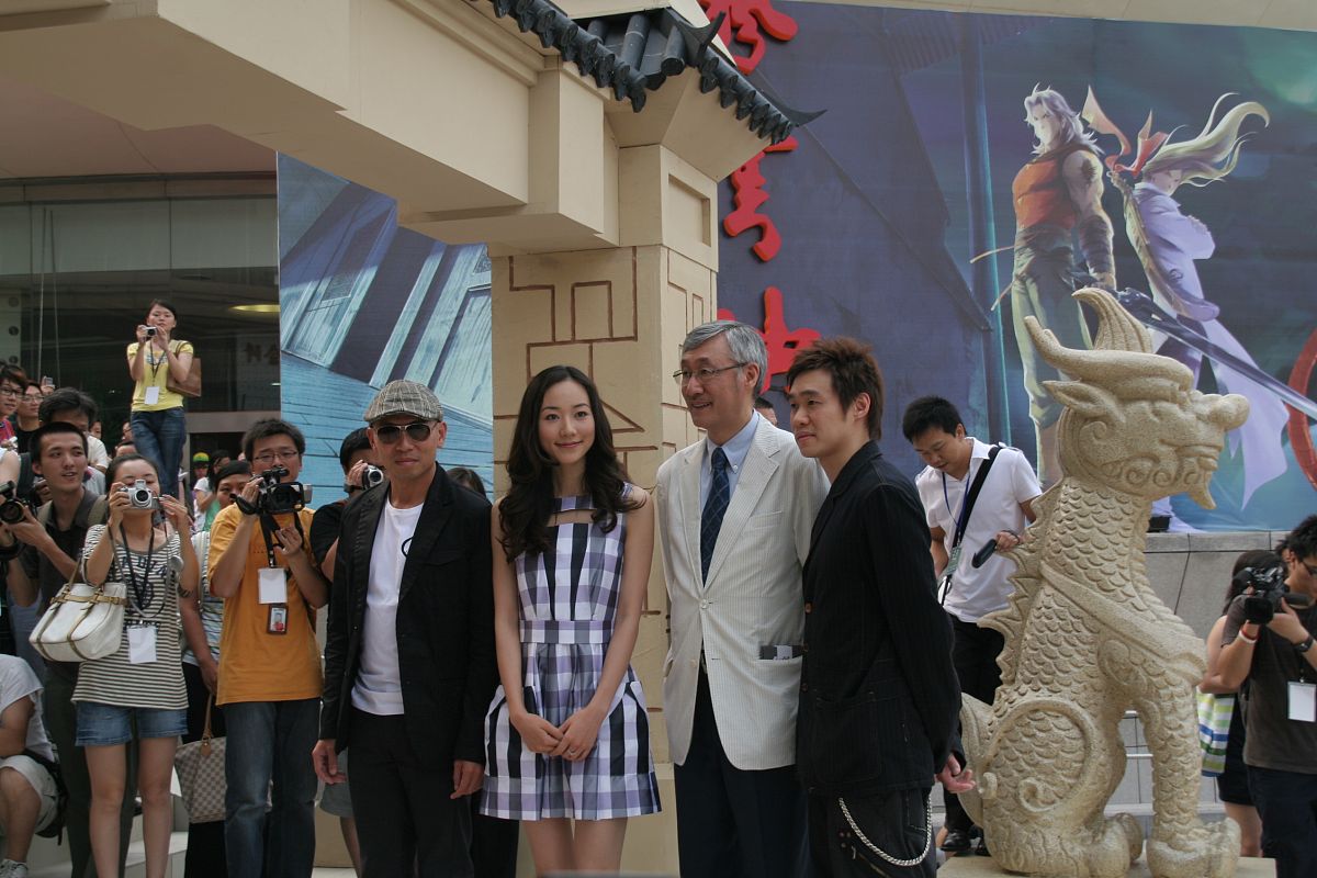 2008年7月16日,上海,动画电影《风云决》上海举办全球首映典礼.+++_++