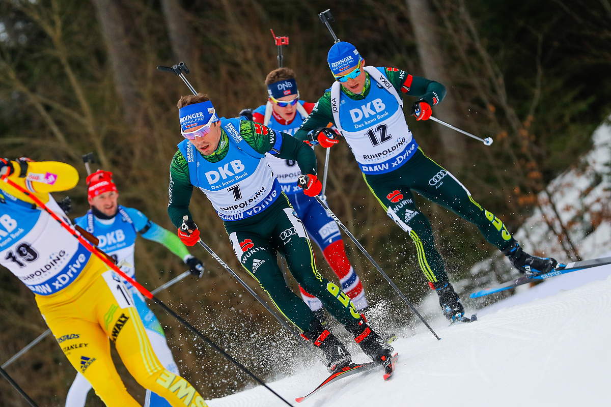 ruhpolding, germany - january 14: simon schempp of germany in ac