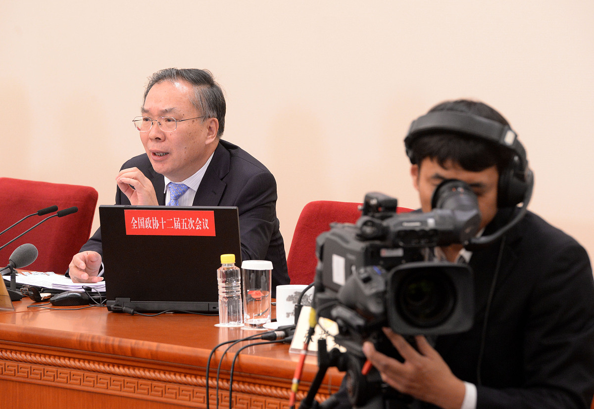 2017年03月02日,北京,全国政协十二届五次会议新闻发布会在人民大会堂