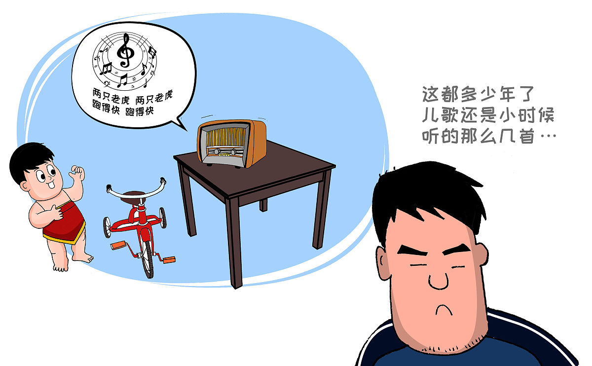 写出《两只老虎》的歌词