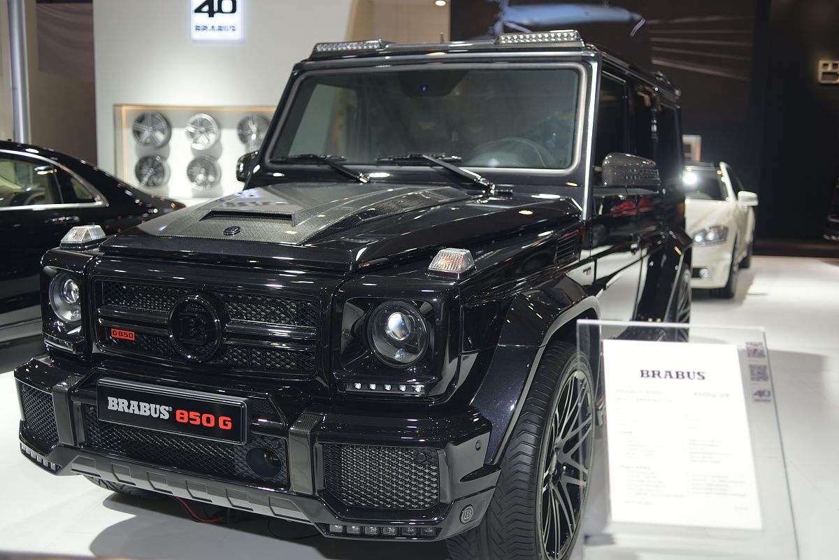 2017年8月25日,成都,brabus 850g.