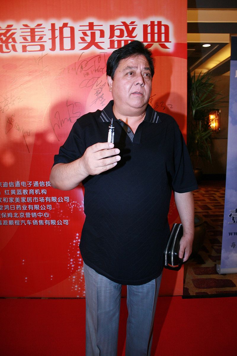 2007年8月31日,李连杰"1基金"慈善拍卖晚会.李金斗+++_+++李连杰