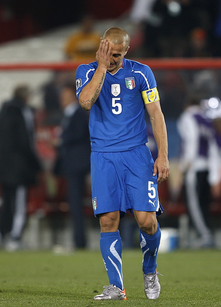 2010年6月24日,南非约翰内斯堡,2010世界杯f组末轮,斯洛伐克vs意大利.