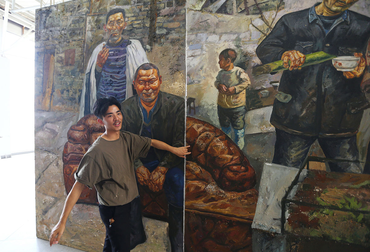 女儿专心画画照片发朋友圈文案怎么写