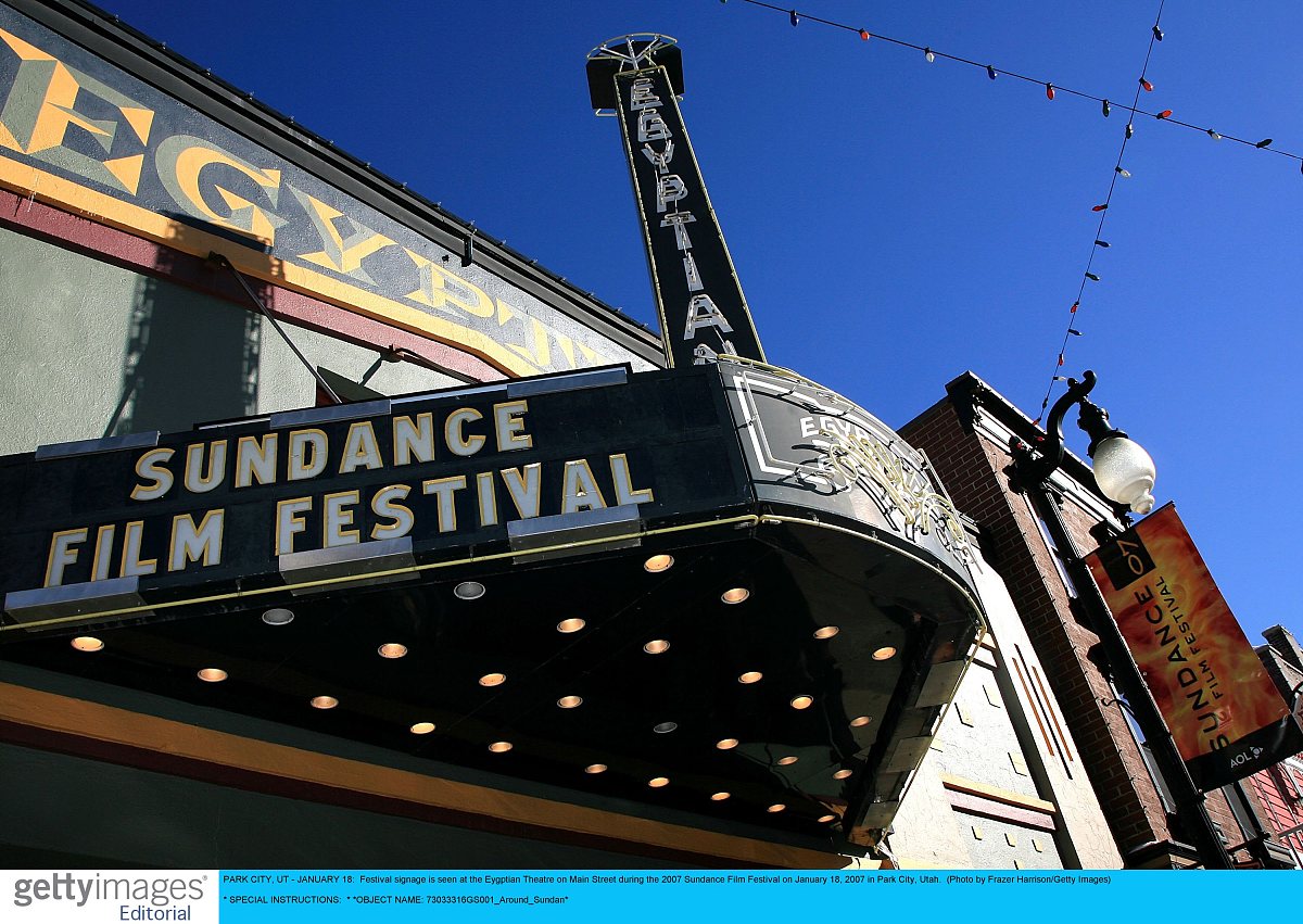 park city, ut - january 18:  festival signage is seen at the eyg
