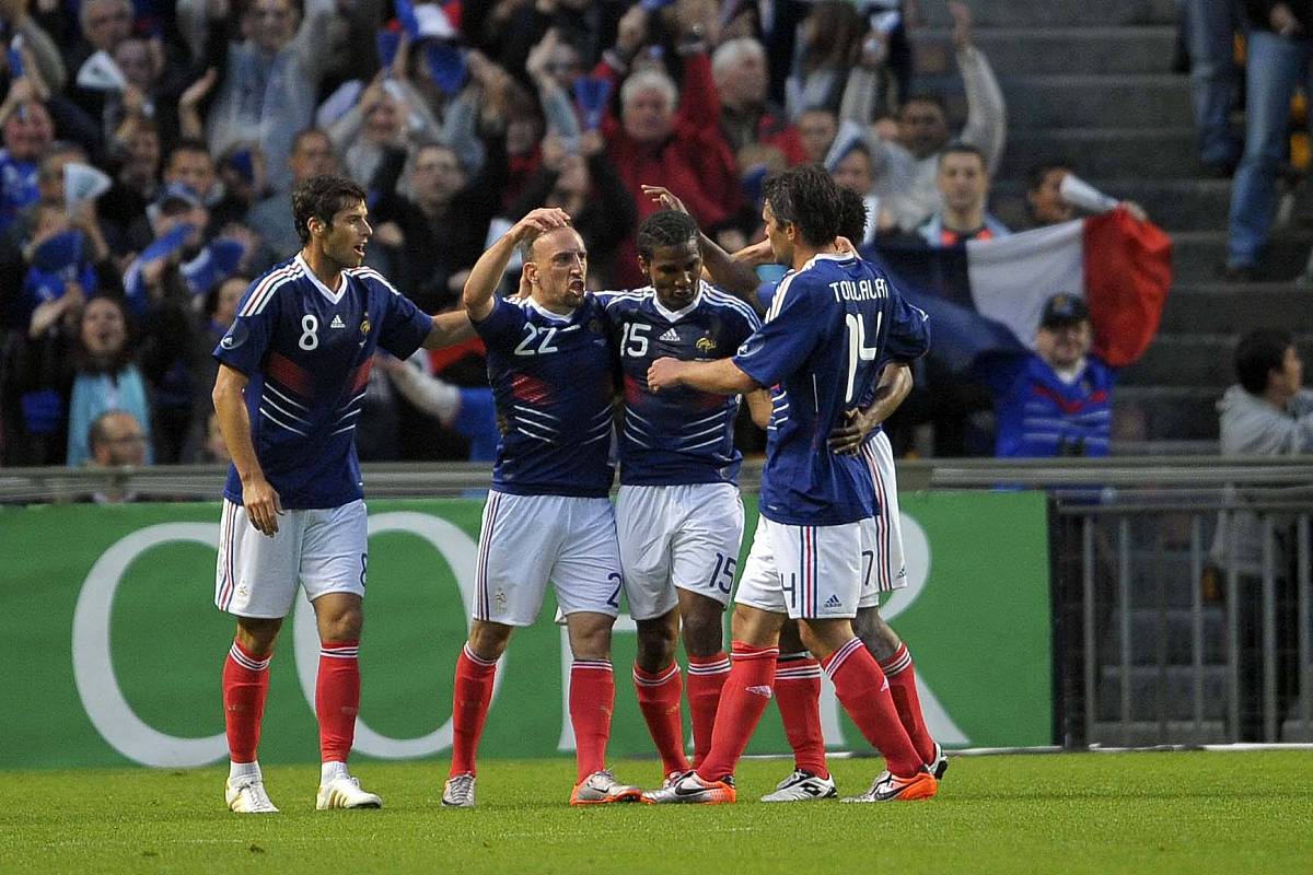 2010年5月26日,法国里尔,2010世界杯热身赛,法国2-1哥斯达黎加.***_**