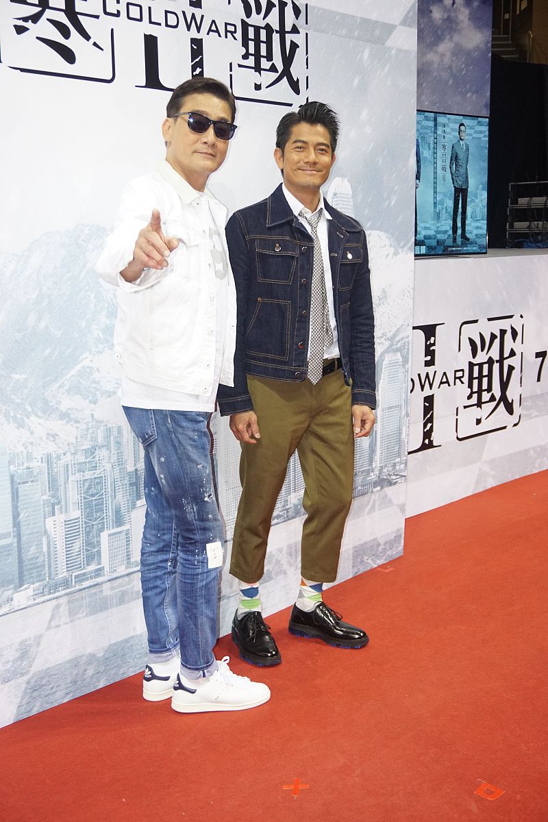 2016年05月15日,香港,电影《寒战2》挑战世界自拍纪录.***_***梁家辉 