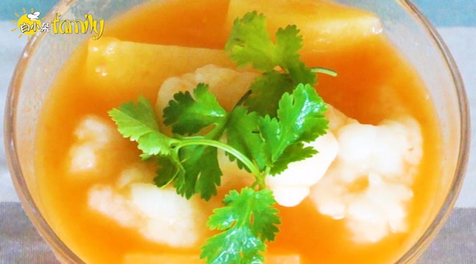 时蔬鱼滑汤,好Q弹的口感,配上米饭真是没谁了!