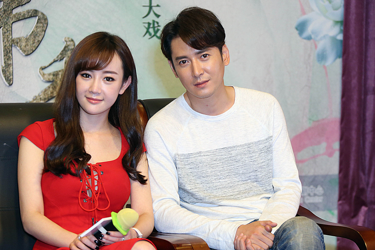 2015年7月16日,上海,年代悬疑宅门剧《碧血书香梦》开播宣传活动.***_