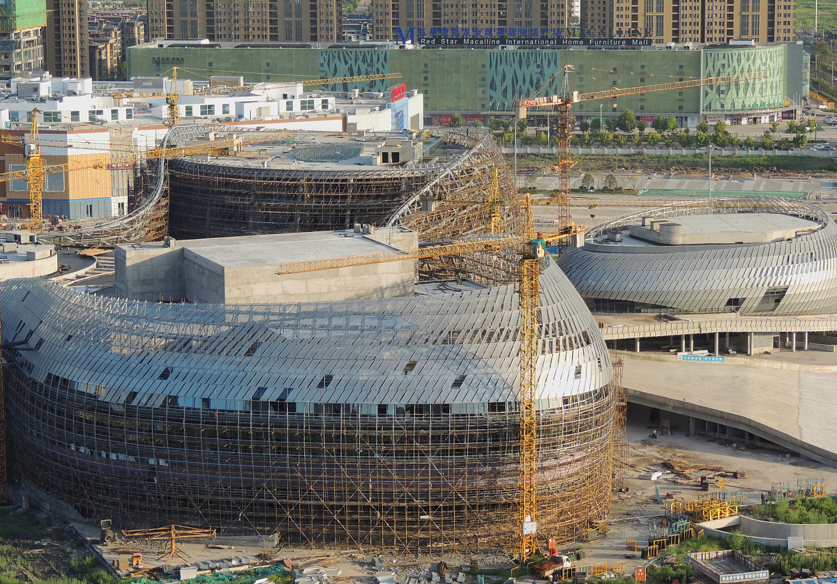 ***_***2016年8月28日,正在加紧建设中的连云港市首个文化综合体——