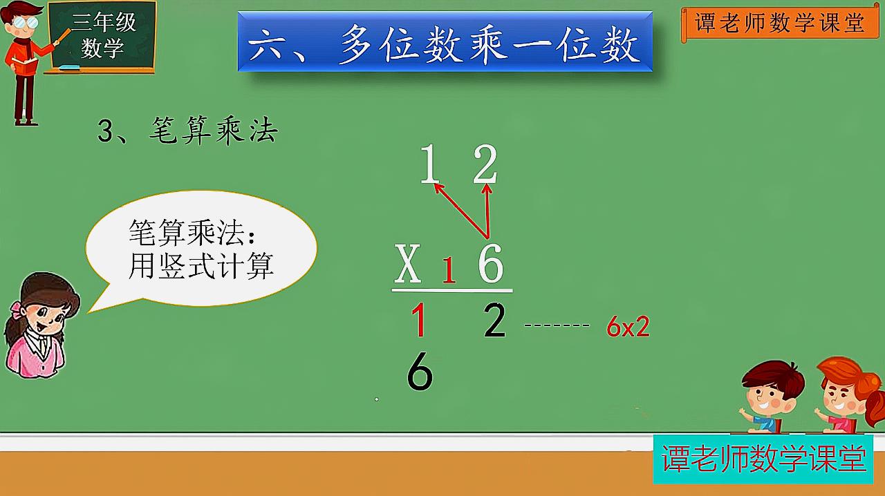 [图]三年级数学,乘法的运算,这样学孩子才不会忘